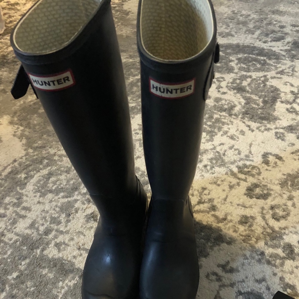 Hunter tall rain boots